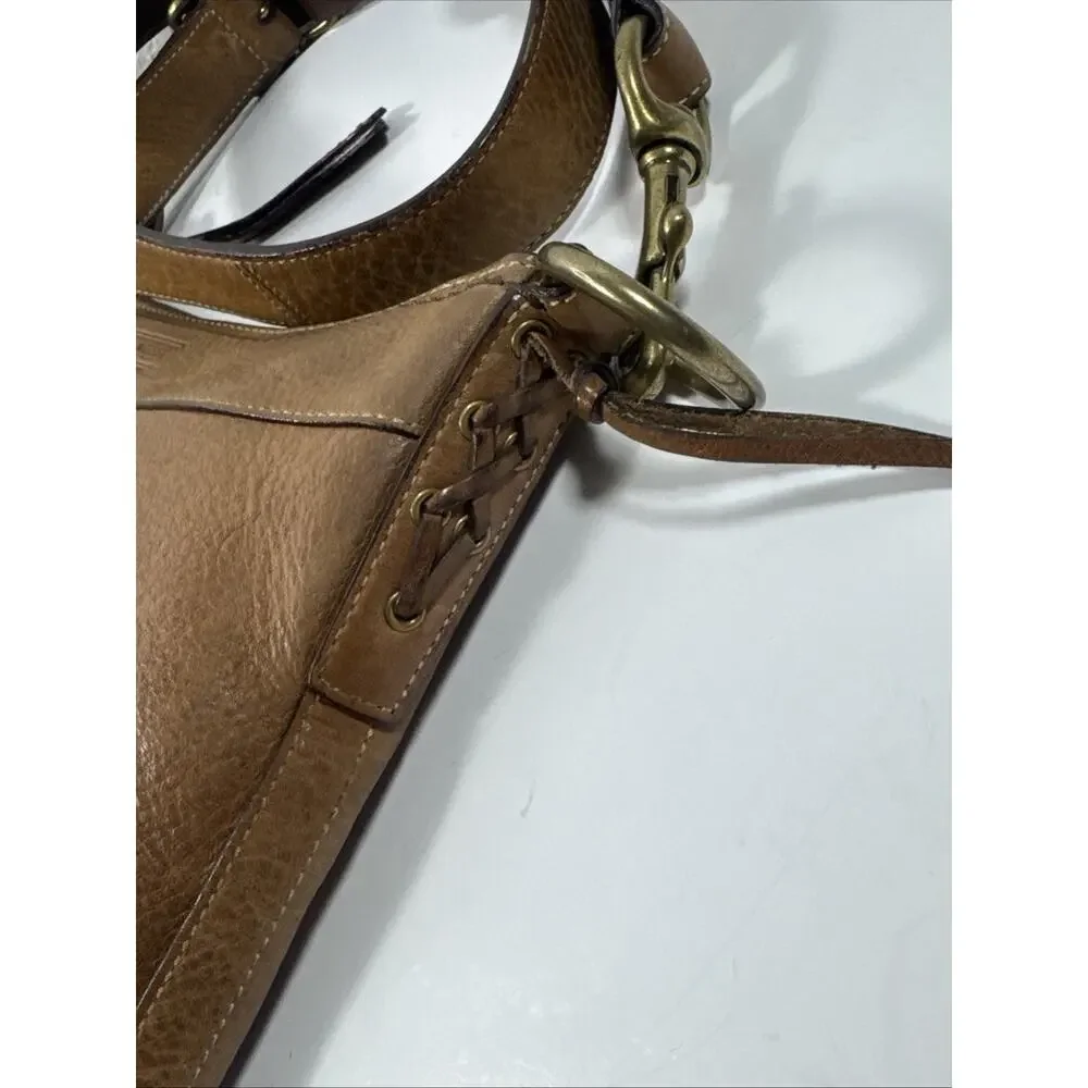 Coach Brown Leather F06S 10398 Crossbody Shoulder Bag